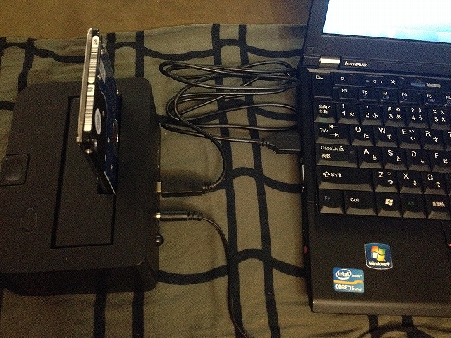 ThinkPadX220をHDDからSSDにした後のデータ移行方法